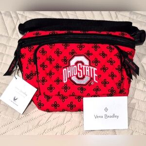 Vera Bradley Red Ohio State Buckeye Belt Bag